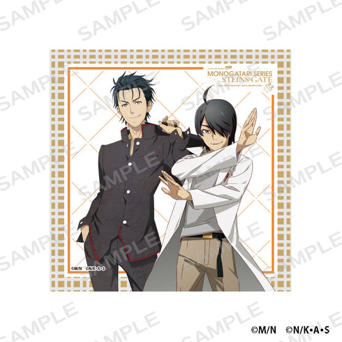 『化物語×STEINS;GATE』ハンドタオル 阿良々木暦×岡部倫太郎