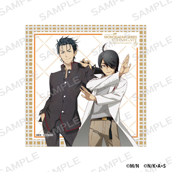 『化物語×STEINS;GATE』ハンドタオル 阿良々木暦×岡部倫太郎