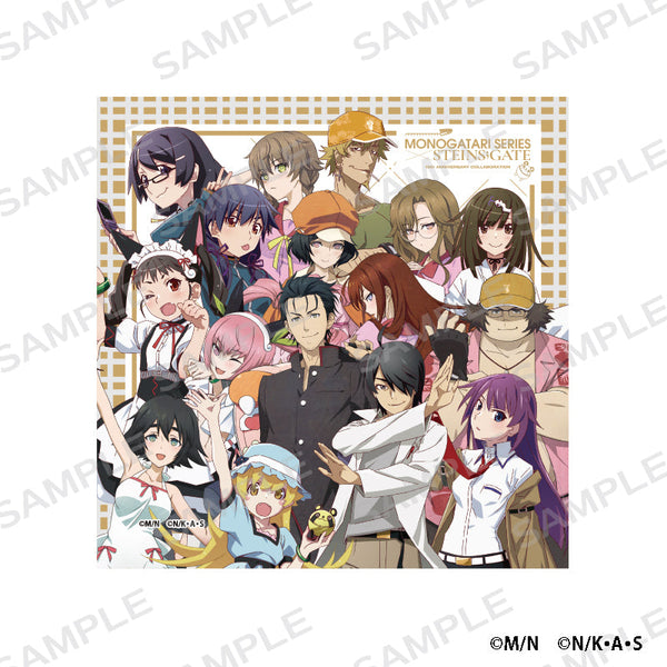 『化物語×STEINS;GATE』ハンドタオル 総柄