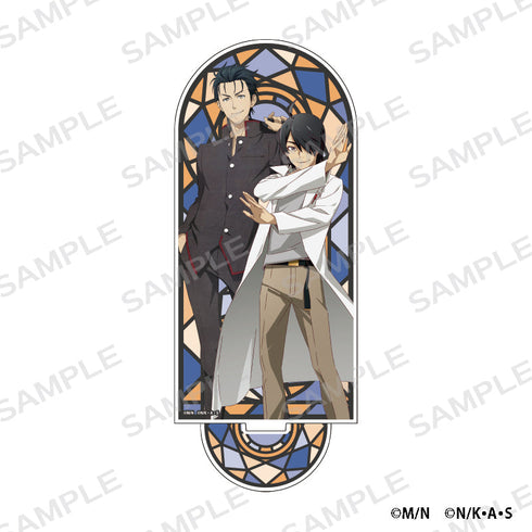 『化物語×STEINS;GATE』ホログラムアクリルスタンド 阿良々木暦×岡部倫太郎