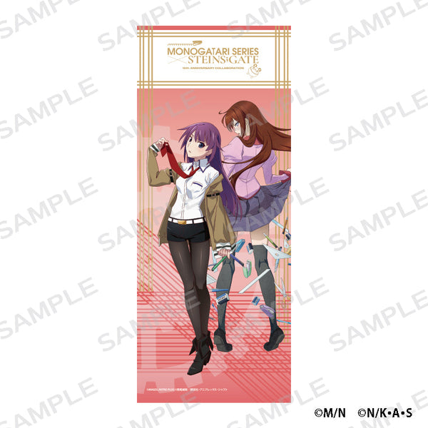 『化物語×STEINS;GATE』フェイスタオル 戦場ヶ原ひたぎ×牧瀬紅莉栖