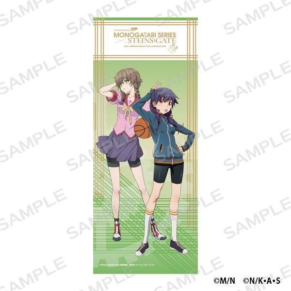 『化物語×STEINS;GATE』フェイスタオル 神原駿河×阿万音鈴羽