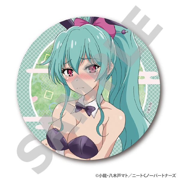 『ニートくノーとなぜか同棲はじめました』BIG缶バッジ(彩夢 描きおろしバニーver)