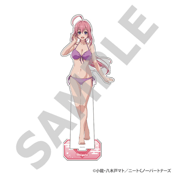 『ニートくノーとなぜか同棲はじめました』BIGアクリルフィギュアスタンド (白津莉 水着ver.)