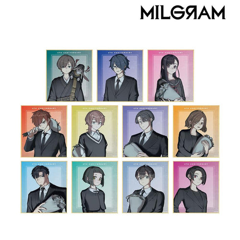 《MILGRAM -米爾格拉姆-》全新繪製 4週年紀念版 迷你色紙收藏卡 (單位/盒)【202605再版】
