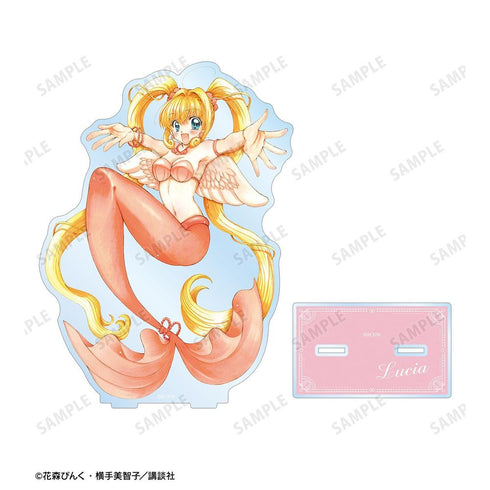 『ぴちぴちピッチ』花森ぴんく先生 描き下ろし 七海 るちあ 羽を纏ったマーメイドver. 特大アクリルスタンド【202606再販】