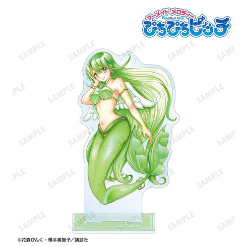 『ぴちぴちピッチ』花森ぴんく先生 描き下ろし 洞院 リナ 羽を纏ったマーメイドver. 特大アクリルスタンド【202509再販】