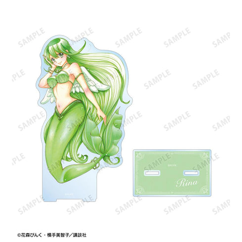 『ぴちぴちピッチ』花森ぴんく先生 描き下ろし 洞院 リナ 羽を纏ったマーメイドver. 特大アクリルスタンド【202502再販】