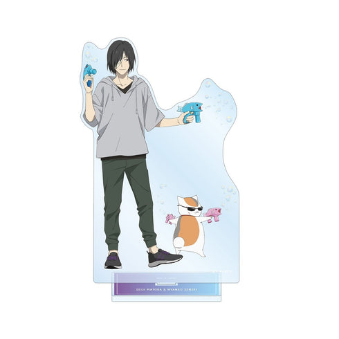 《夏目友人帐》全新绘制 的场静司&喵先生 泡泡版 特大亚克力立牌【202609再版】