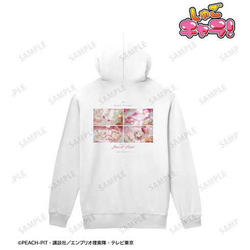 『しゅごキャラ!』アミュレットハート アンロック場面写バックプリントジップパーカーメンズ【202606再販】
