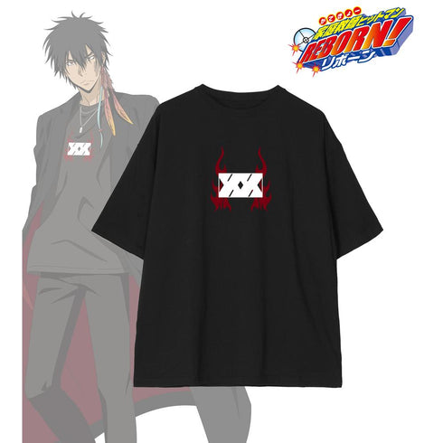 『家庭教師ヒットマンREBORN!』描き下ろし XANXUS(10年後) カジュアルコーデver. 着用BIGシルエットTシャツユニセックス【202512再販】