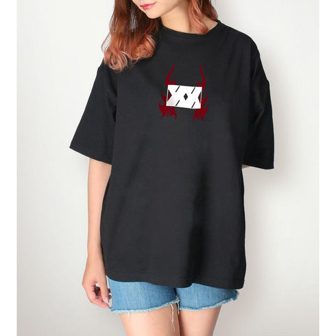 『家庭教師ヒットマンREBORN!』描き下ろし XANXUS(10年後) カジュアルコーデver. 着用BIGシルエットTシャツユニセックス【202606再販】