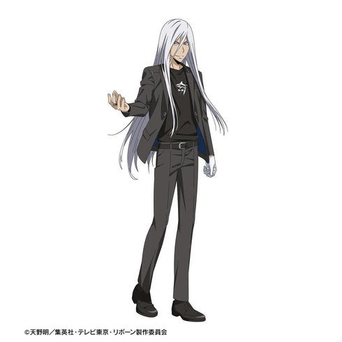『家庭教師ヒットマンREBORN!』描き下ろし スペルビ・スクアーロ(10年後) カジュアルコーデver. 着用BIGシルエットTシャツユニセックス