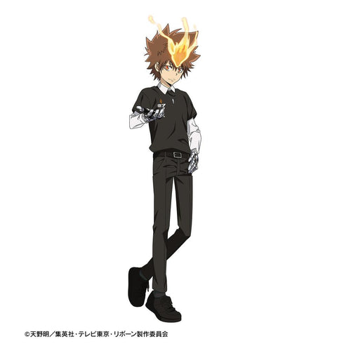 『家庭教師ヒットマンREBORN!』描き下ろし 沢田 綱吉 カジュアルコーデver. 着用Tシャツメンズ【202506再販】