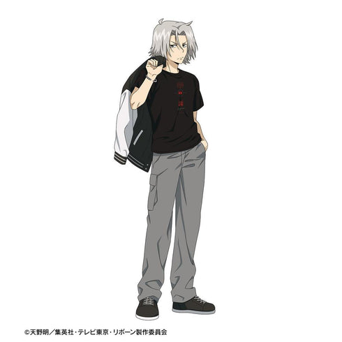 『家庭教師ヒットマンREBORN!』描き下ろし 獄寺 隼人 カジュアルコーデver. 着用Tシャツレディース【202506再販】