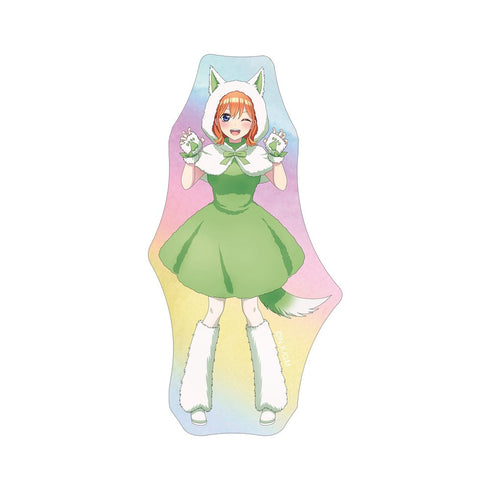 『五等分の花嫁』描き下ろし 中野四葉 動物もこもこ着ぐるみver. オーロラステッカー