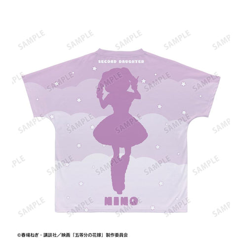 『五等分の花嫁』描き下ろし 中野二乃 動物もこもこ着ぐるみver. フルグラフィックTシャツユニセックス【202501再販】