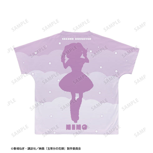 『五等分の花嫁』描き下ろし 中野二乃 動物もこもこ着ぐるみver. フルグラフィックTシャツユニセックス