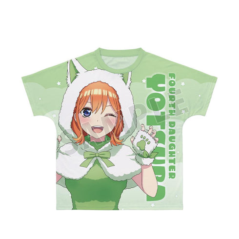 『五等分の花嫁』描き下ろし 中野四葉 動物もこもこ着ぐるみver. フルグラフィックTシャツユニセックス【202501再販】