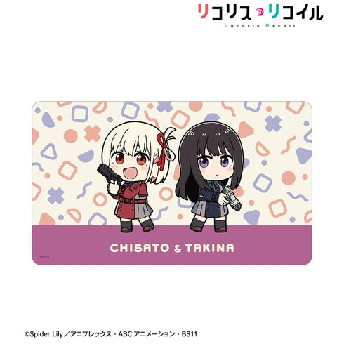 『リコリス・リコイル』描き起こし 錦木千束&井ノ上たきな Art by 荒* ちびキャラ マルチデスクマット ver.A【202504再販】