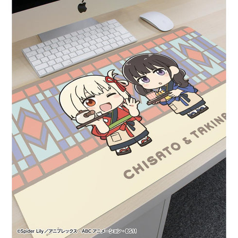 『リコリス・リコイル』描き起こし 錦木千束&井ノ上たきな Art by 荒* ちびキャラ マルチデスクマット ver.B【202504再販】