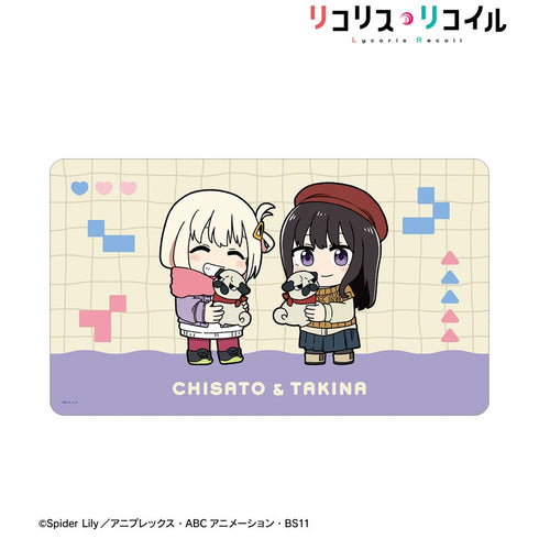 『リコリス・リコイル』描き起こし 錦木千束&井ノ上たきな Art by 荒* ちびキャラ マルチデスクマット ver.D【202504再販】