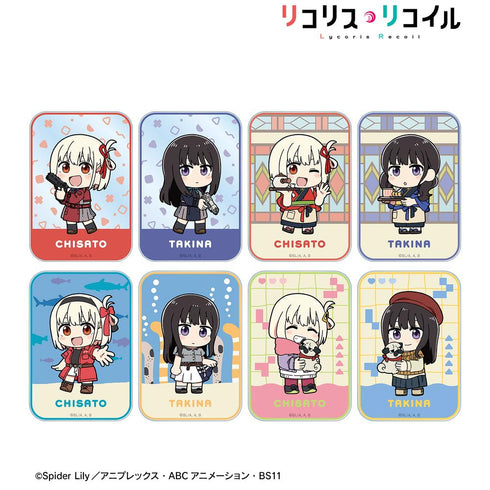 『リコリス・リコイル』描き起こし Art by 荒* ちびキャラ トレーディングアクリルカード(単位/BOX)【202504再販】