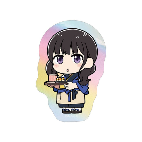 『リコリス・リコイル』描き起こし 井ノ上たきな Art by 荒* ちびキャラ オーロラステッカー ver.B