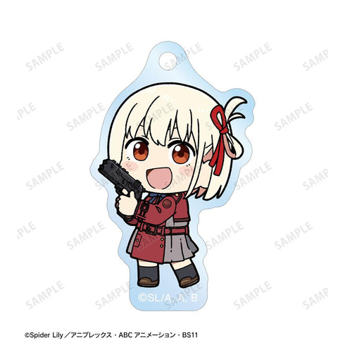 『リコリス・リコイル』描き起こし 錦木千束&井ノ上たきな Art by 荒* ちびキャラ 2連アクリルキーホルダー ver.A【202504再販】