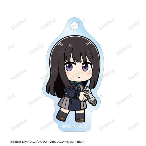 『リコリス・リコイル』描き起こし 錦木千束&井ノ上たきな Art by 荒* ちびキャラ 2連アクリルキーホルダー ver.A【202504再販】