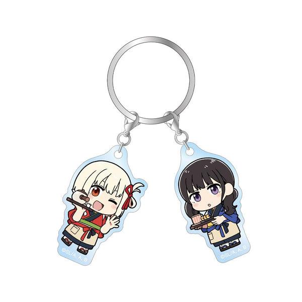 『リコリス・リコイル』描き起こし 錦木千束&井ノ上たきな Art by 荒* ちびキャラ 2連アクリルキーホルダー ver.B【202511再販】