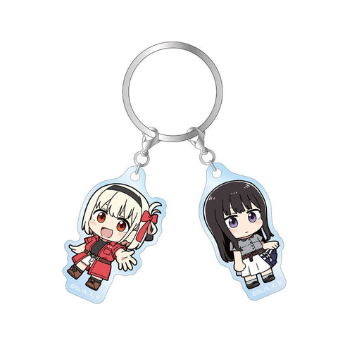 『リコリス・リコイル』描き起こし 錦木千束&井ノ上たきな Art by 荒* ちびキャラ 2連アクリルキーホルダー ver.C【202511再販】