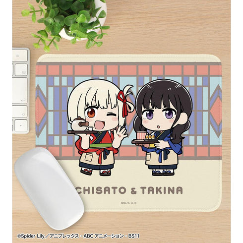 『リコリス・リコイル』描き起こし 錦木千束&井ノ上たきな Art by 荒* ちびキャラ マウスパッド ver.B【202504再販】