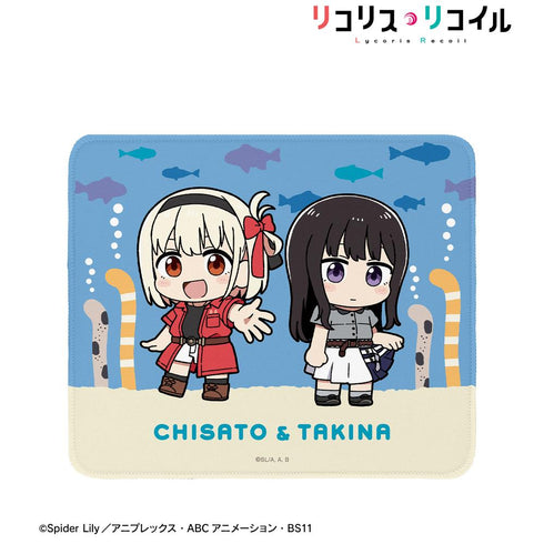 『リコリス・リコイル』描き起こし 錦木千束&井ノ上たきな Art by 荒* ちびキャラ マウスパッド ver.C【202504再販】