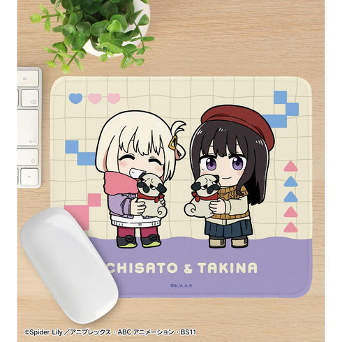『リコリス・リコイル』描き起こし 錦木千束&井ノ上たきな Art by 荒* ちびキャラ マウスパッド ver.D【202504再販】