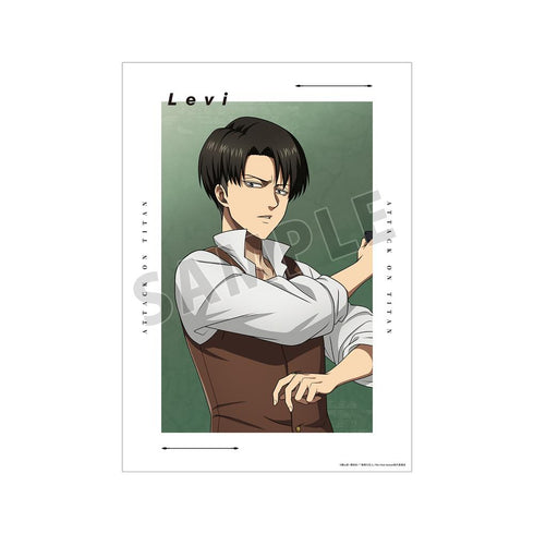 『進撃の巨人』描き下ろし リヴァイ 過去ver. A3マット加工ポスター【202512再販】