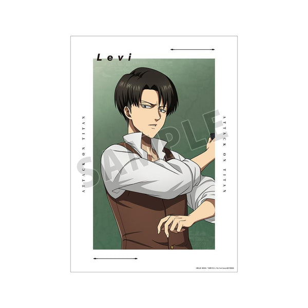 『進撃の巨人』描き下ろし リヴァイ 過去ver. A3マット加工ポスター【202512再販】