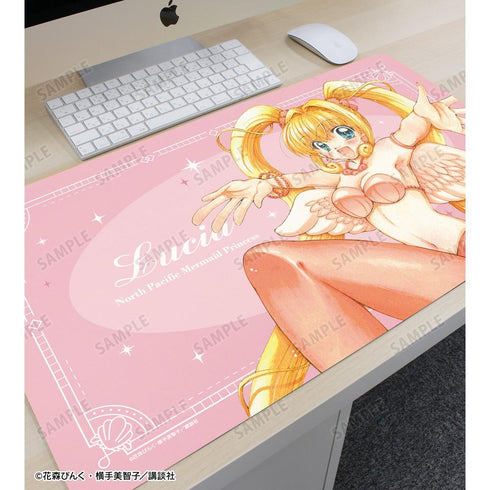『ぴちぴちピッチ』花森ぴんく先生 描き下ろし 七海 るちあ 羽を纏ったマーメイドver. マルチデスクマット【202606再販】