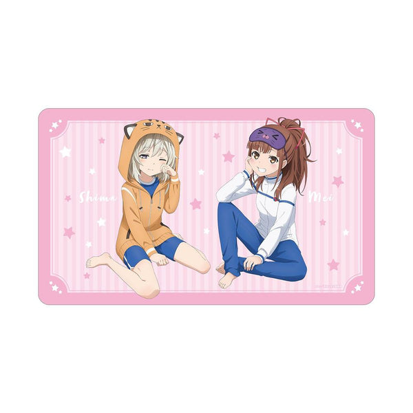 『ハイスクール・フリート』描き下ろし 立石 志摩&西崎 芽依 衣装交換(パジャマ)ver. マルチデスクマット【202603再販】