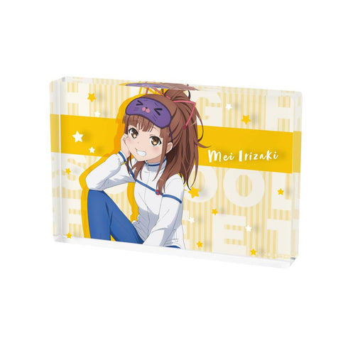 『ハイスクール・フリート』描き下ろし 西崎 芽依 衣装交換(パジャマ)ver. アクリルブロック