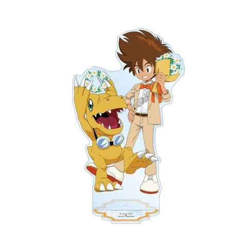 『デジモンアドベンチャー』描き下ろし 八神太一&アグモン 25th Anniversary ver. 特大アクリルスタンド【202503再販】