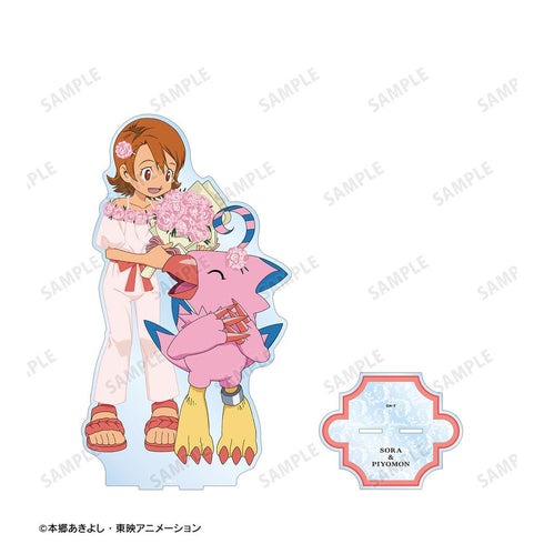 『デジモンアドベンチャー』描き下ろし 武之内空&ピヨモン 25th Anniversary ver. 特大アクリルスタンド【202503再販】