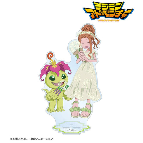 『デジモンアドベンチャー』描き下ろし 太刀川ミミ&パルモン 25th Anniversary ver. 特大アクリルスタンド【202503再販】