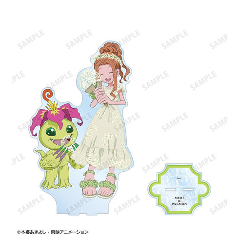 『デジモンアドベンチャー』描き下ろし 太刀川ミミ&パルモン 25th Anniversary ver. 特大アクリルスタンド【202503再販】