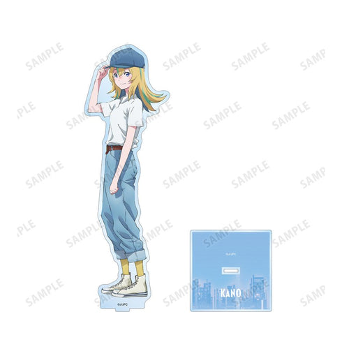 『夜のクラゲは泳げない』描き下ろし 山ノ内花音 渋カジファッションver. 特大アクリルスタンド【202511再販】