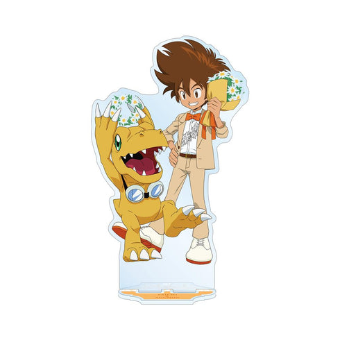 『デジモンアドベンチャー』描き下ろし 八神太一&アグモン 25th Anniversary ver. BIGアクリルスタンド【202503再販】