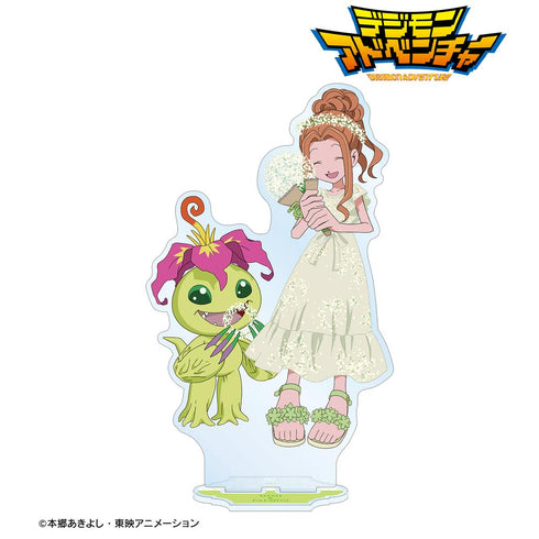『デジモンアドベンチャー』描き下ろし 太刀川ミミ&パルモン 25th Anniversary ver. BIGアクリルスタンド