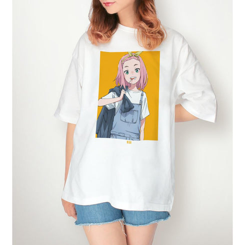 『夜のクラゲは泳げない』描き下ろし 渡瀬キウイ 渋カジファッションver. BIGシルエットTシャツユニセックス【202511再販】