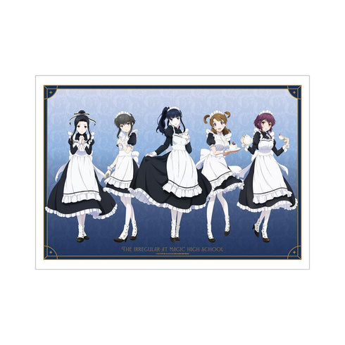 "The Irregular at Magic High School Season 3" Original Art Group Poster (Maid Version) - A3 Matte Finish