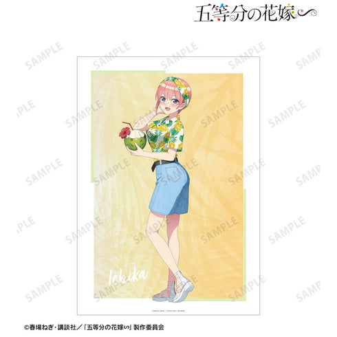 『五等分の花嫁∽』描き下ろし 中野一花 アロハシャツver. A3マット加工ポスター
